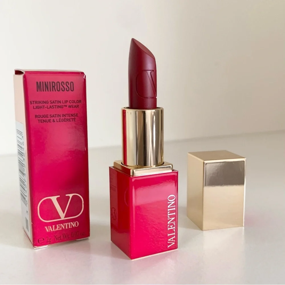 Valentino rouge satin lipstick intense long lasting